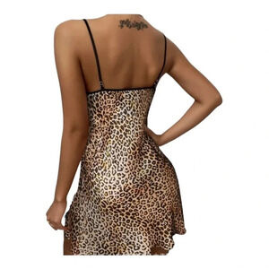 Cheetah‎ Print Slip Dress